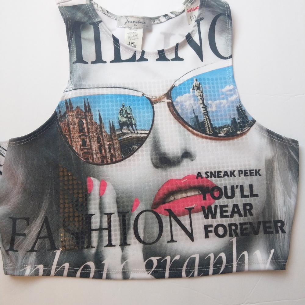 Jasmine crop top, NWOT, Size XL